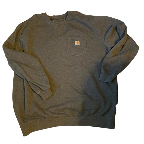 CARHARTT Original Fit Men’s Sweatshirt Heavy Thick Fleece 2XXL Tall - Picture 3 of 9